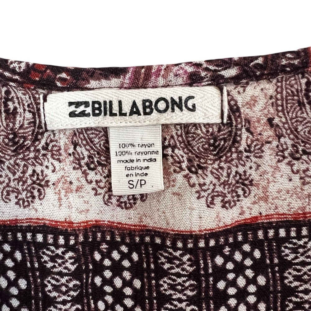Billabong Boho Tunic/Beach Coverup Dress/Mini Dress
Women’s Size S/P - Picture 8 of 13